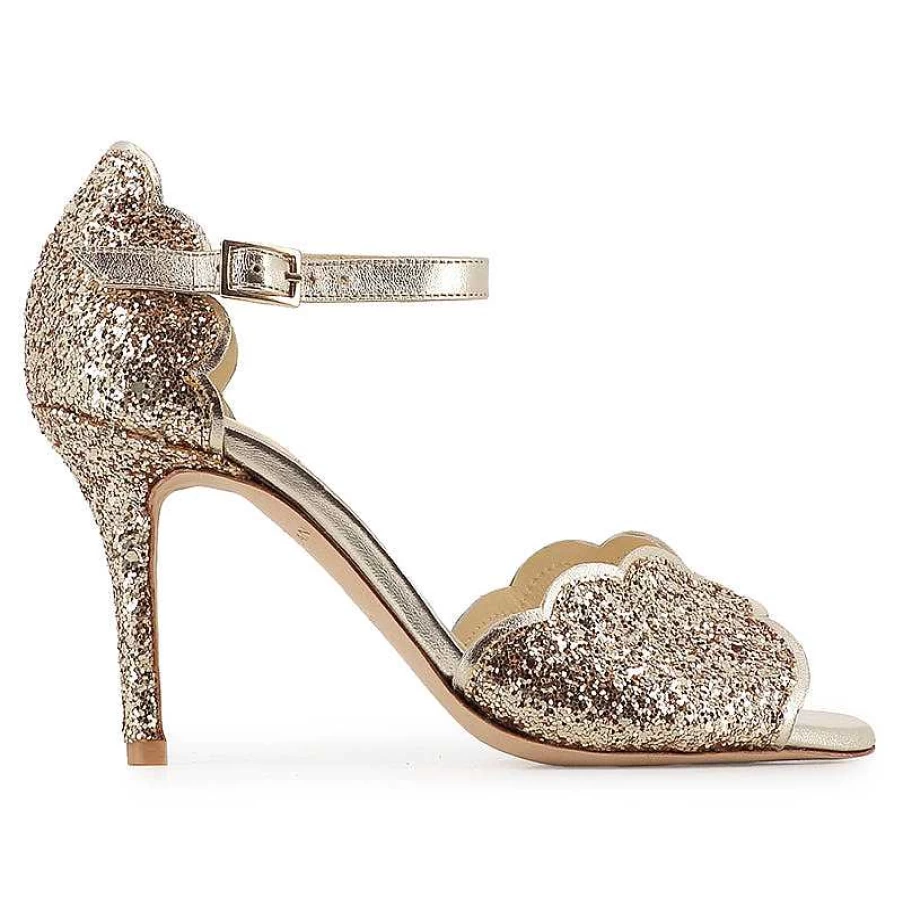 Chamberlan Women's Miss Palmyre Champagne Sandals - Elegant Comfort & Style