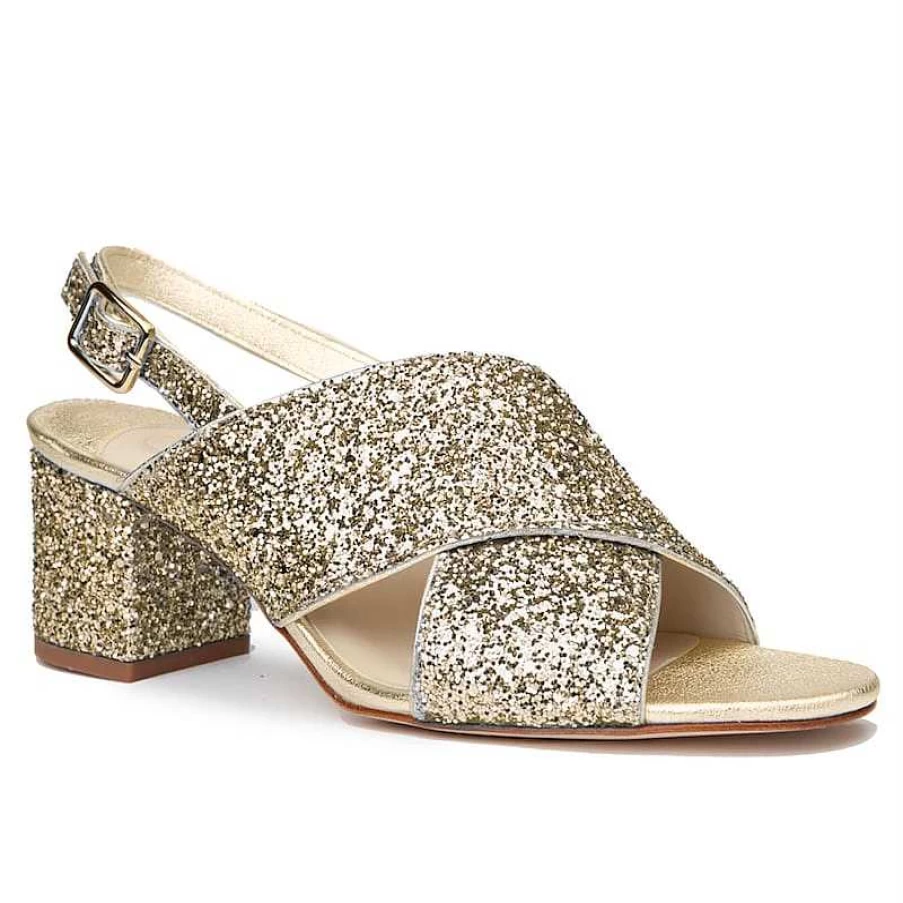 Chamberlan Women's Tres Beau Rivage Champagne Sandals - Elegant Comfort & Style