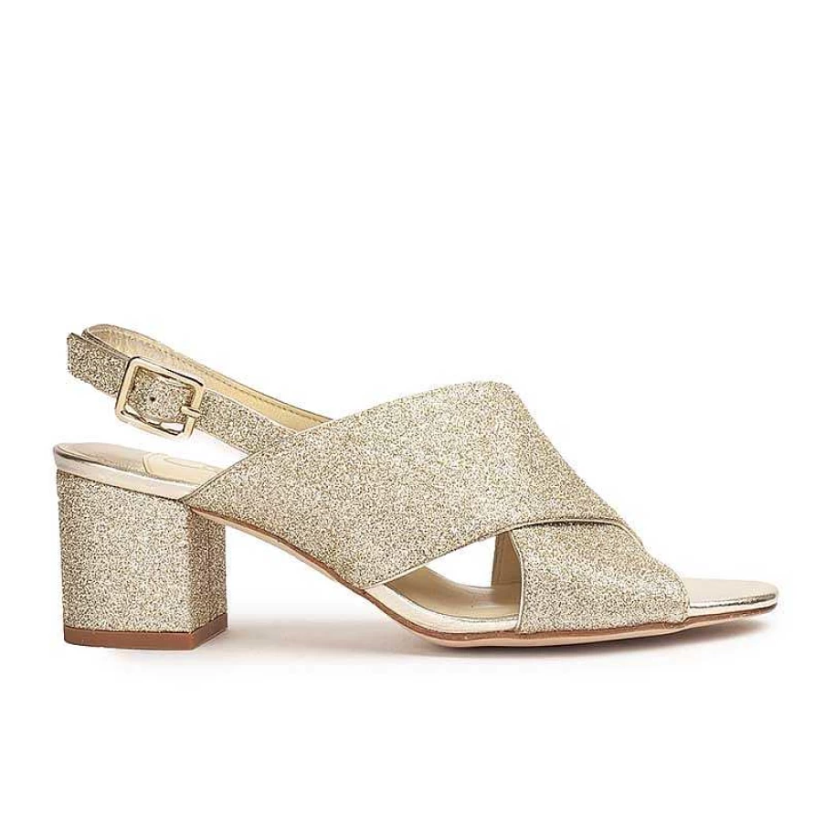 Chamberlan Women's Tres Beau Rivage Champagne Sandals - Elegant Comfort & Style