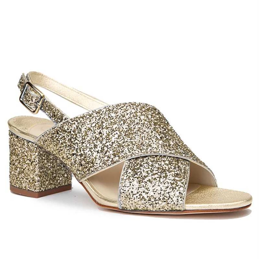 Chamberlan Women's Tres Beau Rivage Champagne Sandals - Elegant Comfort & Style