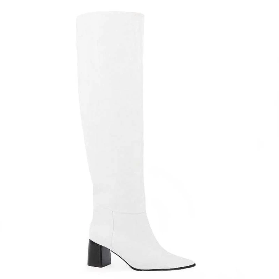 Chamberlan Women's Josephine White Boots - Stylish & Comfortable Footwear