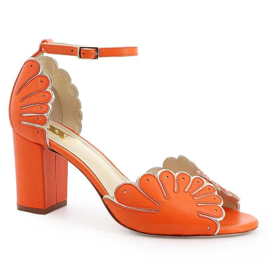 Chamberlan Women's Cabourg Orange Sandals | Comfortable & Stylish Summer Footwear