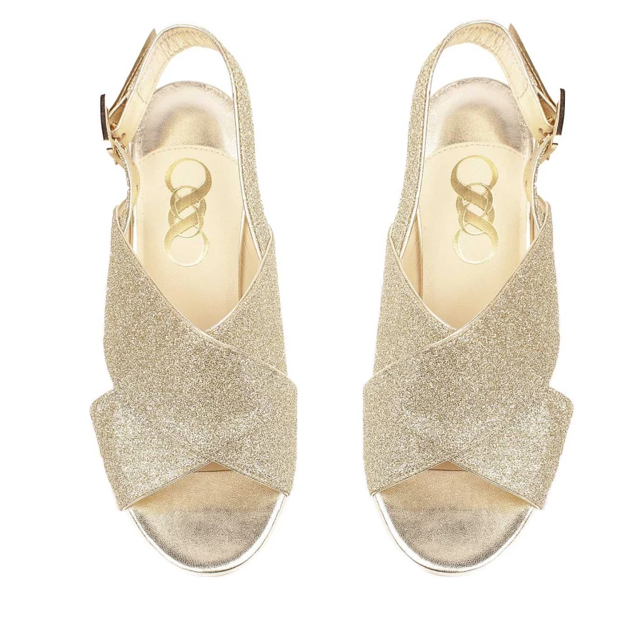 Chamberlan Women's Tres Beau Rivage Champagne Sandals - Elegant Comfort & Style