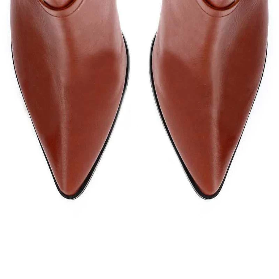 Chamberlan Women's Marceau Cognac Ankle Boots - Stylish Leather Booties for Women