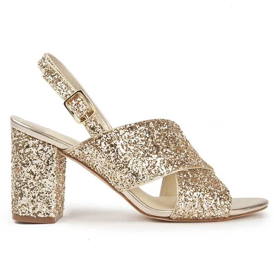 Chamberlan Women's Tres Beau Rivage Champagne Sandals - Elegant Comfort & Style