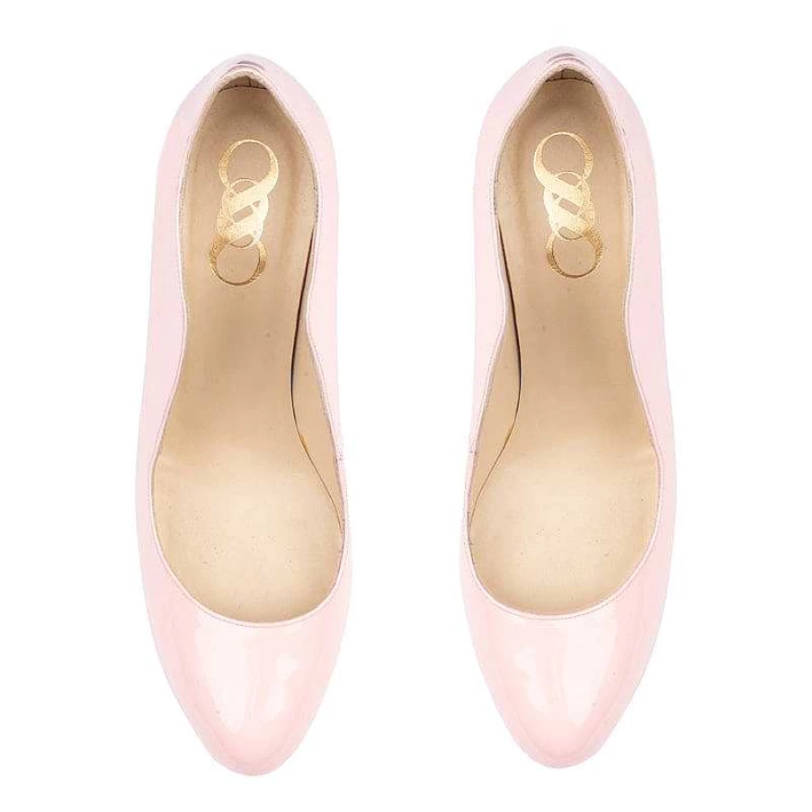 Chamberlan Women's Bagatelle Rose Quartz Pumps - Elegant Quartz Pink Heels for Women